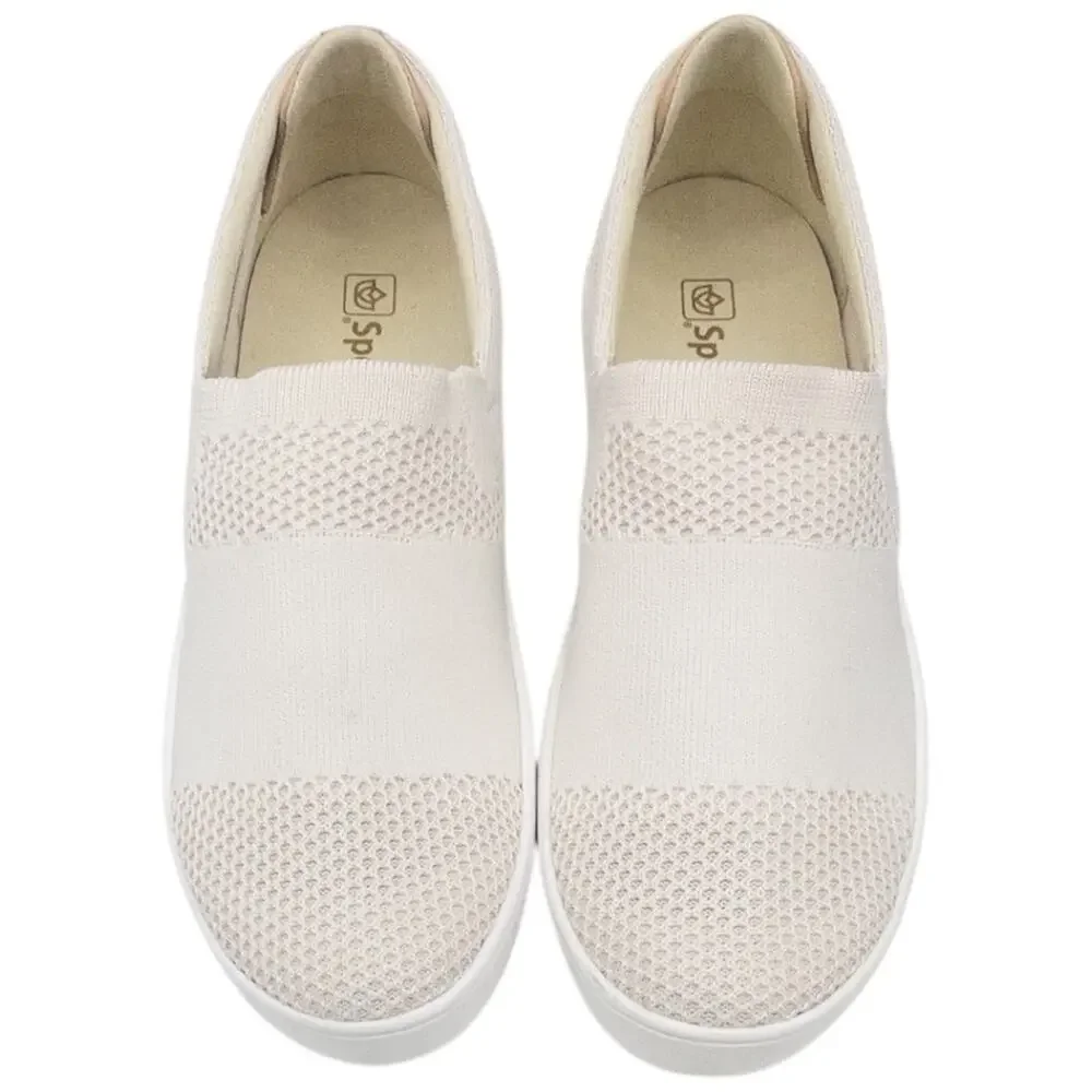 Spenco Bahama Women's Arch Support Slip On Sneaker Women's size 8 Cream